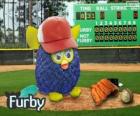 Furby играет в бейсбол